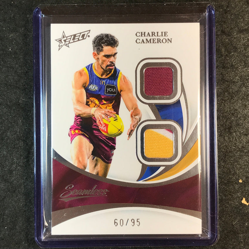 2025 Select AFL Seamless CHARLIE CAMERON Solo Double Patch 60/95 #8