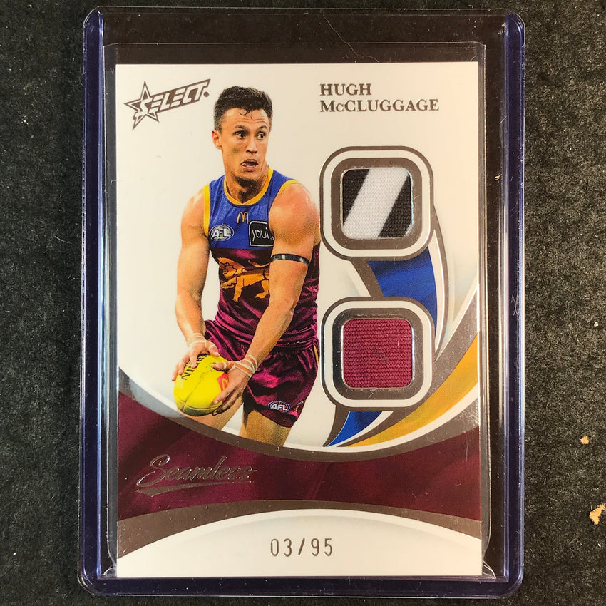 2025 Select AFL Seamless HUGH MCCLUGGAGE Solo Double Patch 03/95 #11