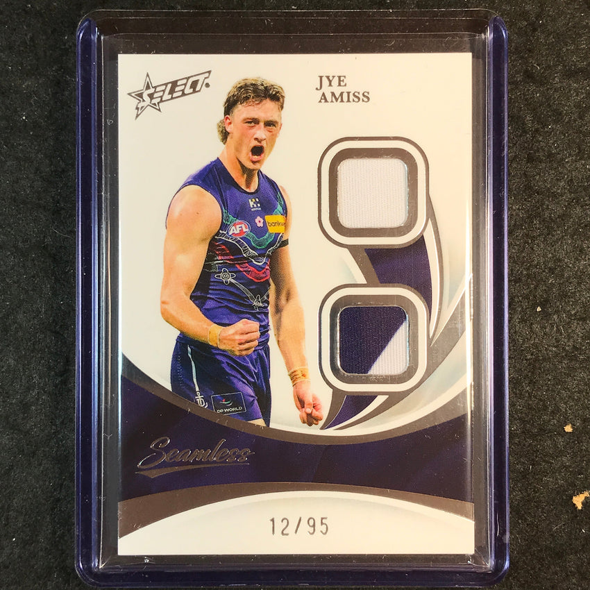 2025 Select AFL Seamless JYE AMISS Solo Double Patch 12/95 #31