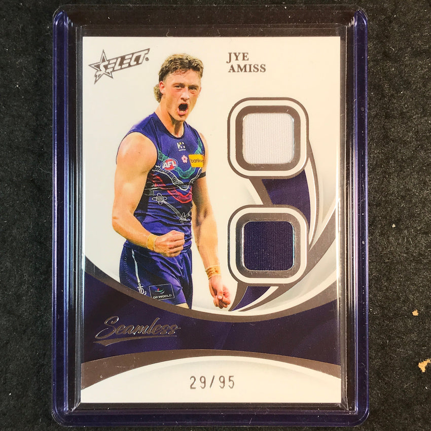 2025 Select AFL Seamless JYE AMISS Solo Double Patch 29/95 #31