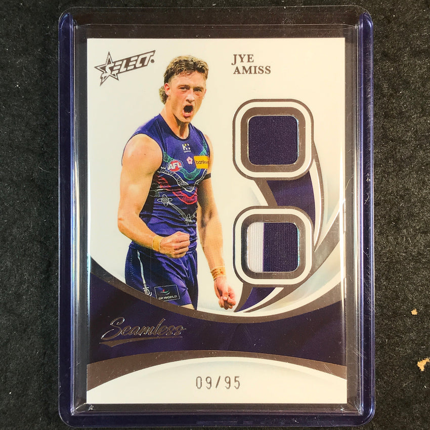 2025 Select AFL Seamless JYE AMISS Solo Double Patch 09/95 #31