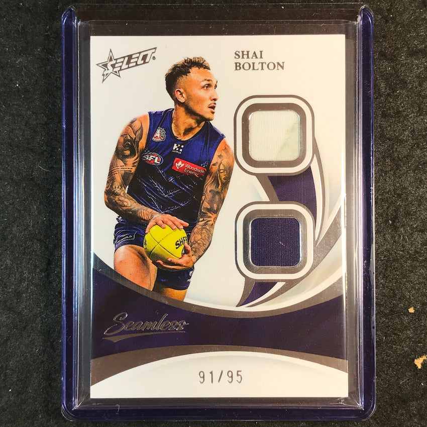 2025 Select AFL Seamless SHAI BOLTON Solo Double Patch 91/95 #32