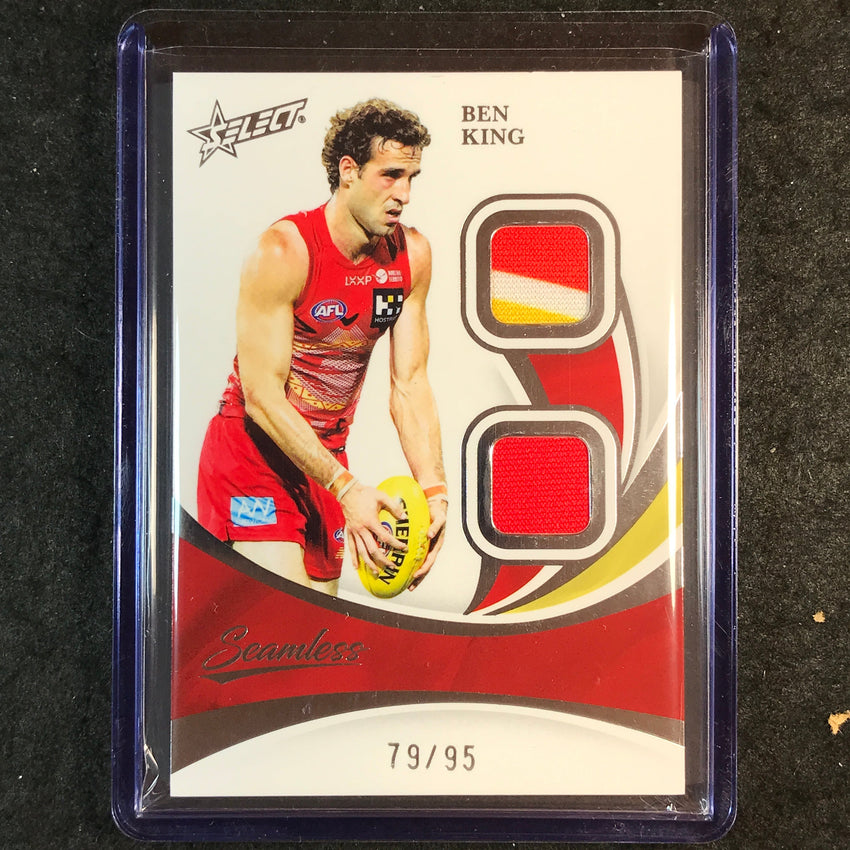 2025 Select AFL Seamless BEN KING Solo Double Patch 79/95 #49