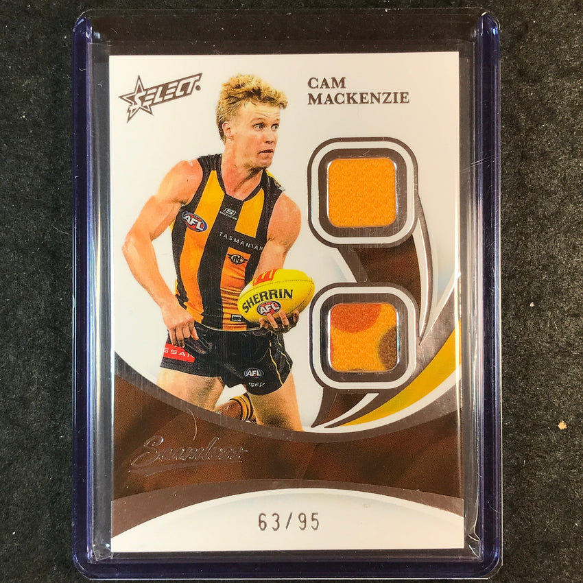 2025 Select AFL Seamless CAM MACKENZIE Solo Double Patch 63/95 #57