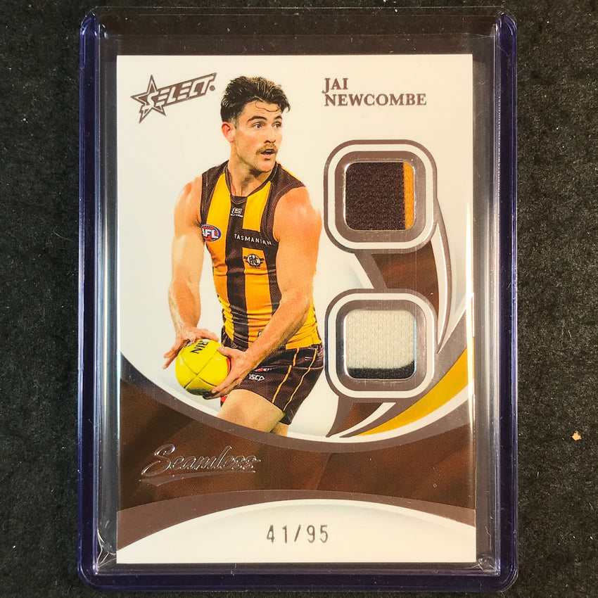 2025 Select AFL Seamless JAI NEWCOMBE Solo Double Patch 41/95 #58
