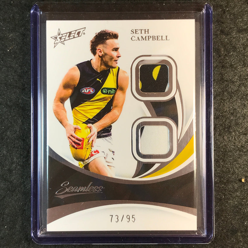 2025 Select AFL Seamless SETH CAMPBELL Solo Double Patch 73/95 #80