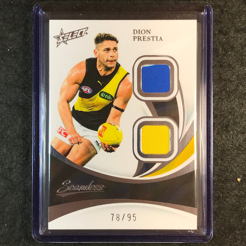 2025 Select AFL Seamless DION PRESTIA Solo Double Patch 78/95 #83