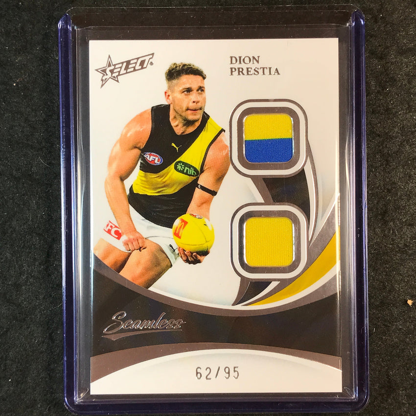 2025 Select AFL Seamless DION PRESTIA Solo Double Patch 62/95 #83