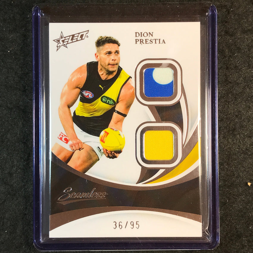 2025 Select AFL Seamless DION PRESTIA Solo Double Patch 36/95 #83