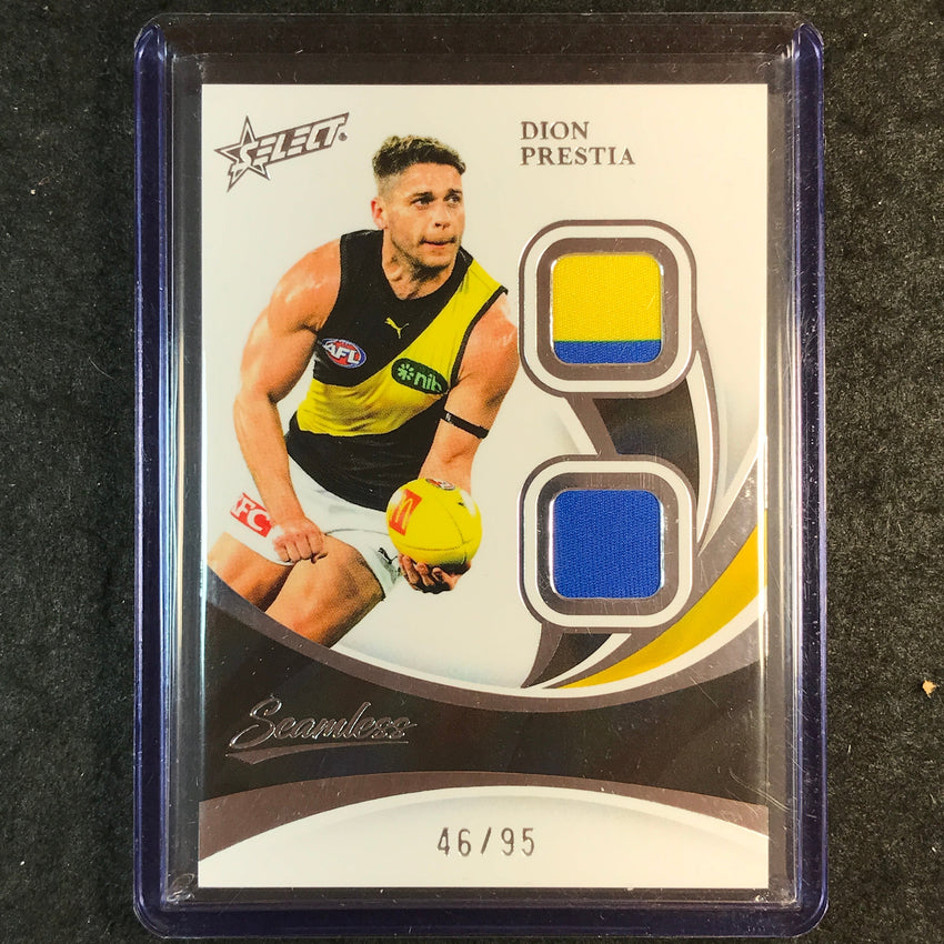 2025 Select AFL Seamless DION PRESTIA Solo Double Patch 46/95 #83