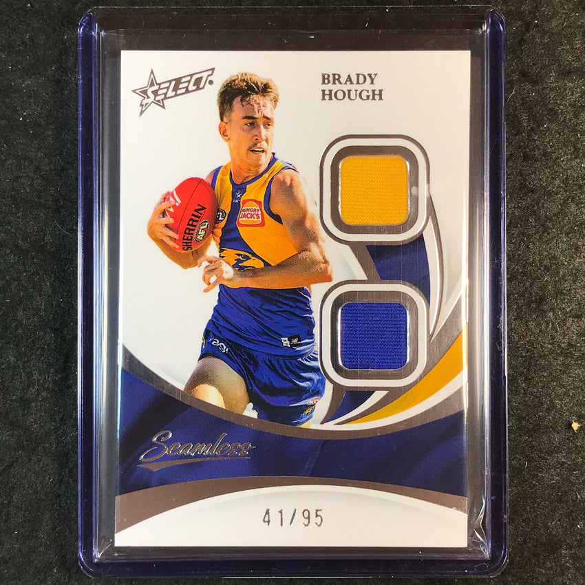 2025 Select AFL Seamless BRADY HOUGH Solo Double Patch 41/95 #101