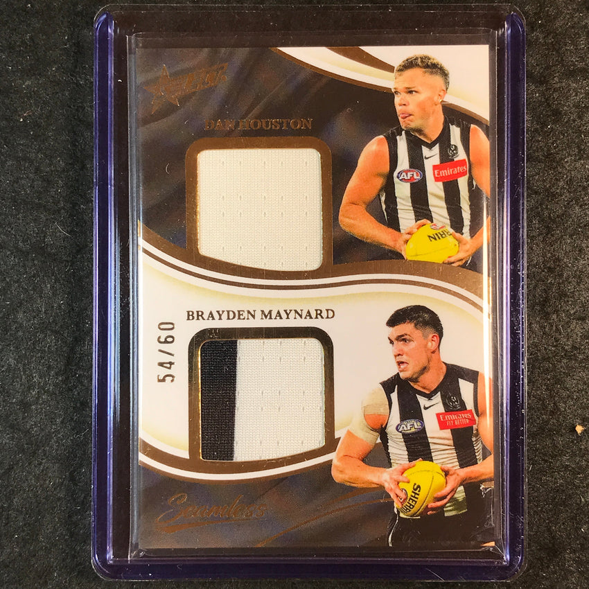 2025 Select AFL Seamless DAN HOUSTON BRAYDEN MAYNARD Dual Patch 54/60 #12