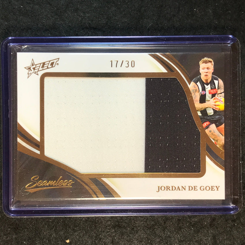 2025 Select AFL Seamless JORDAN DE GOEY Jumbo Patch 17/30 #7