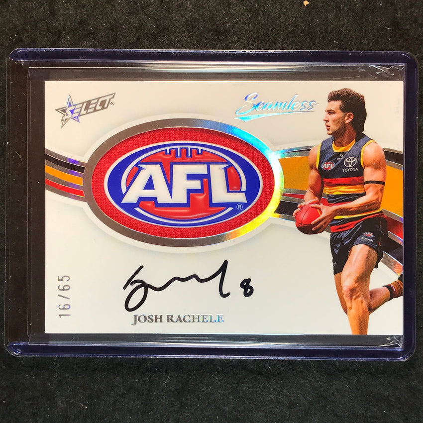 2025 Select AFL Seamless JOSH RACHELE AFL Badge Signature Auto 16/65 #2