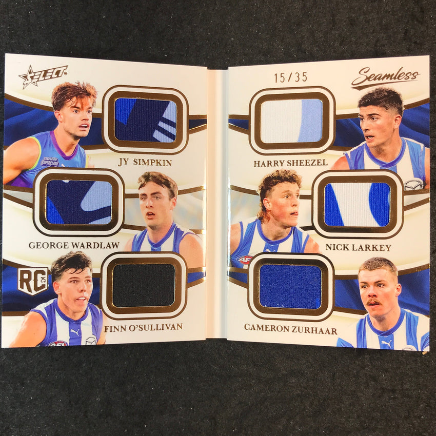 2025 Select AFL Seamless NORTH MELBOURNE Team Multi-Patch Booklet 15/35