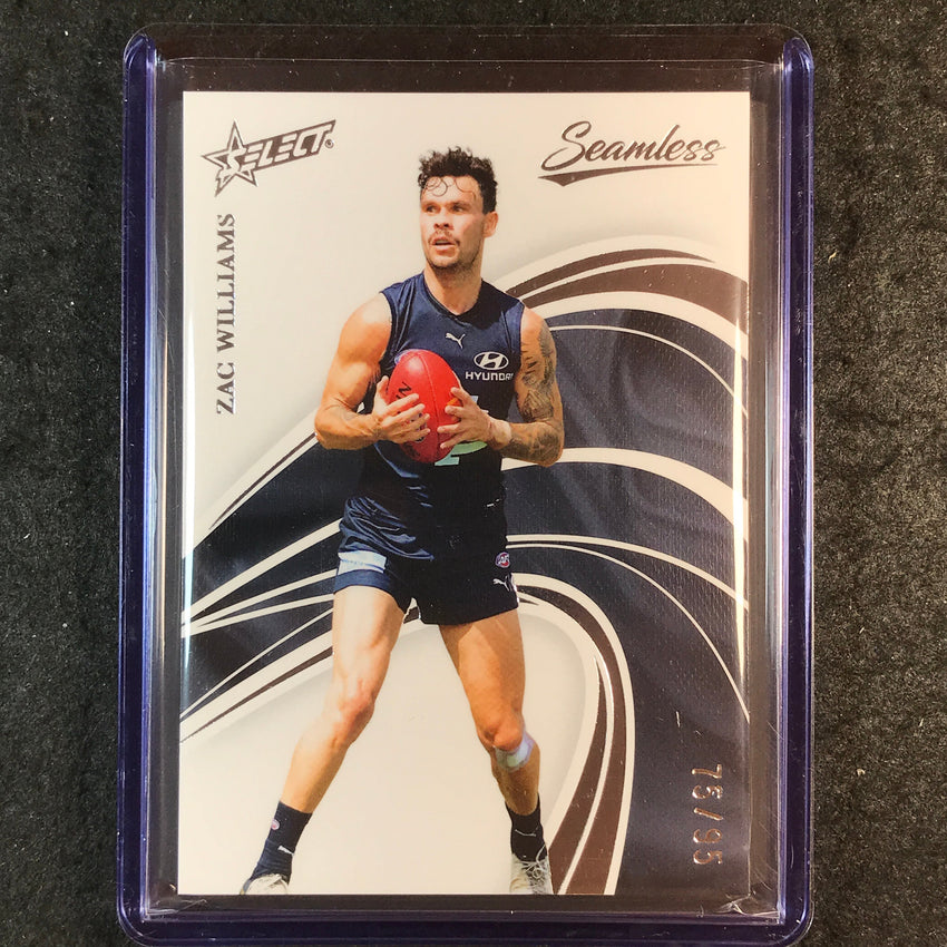 2025 Select AFL Seamless ZAC WILLIAMS Base 75/95 #31