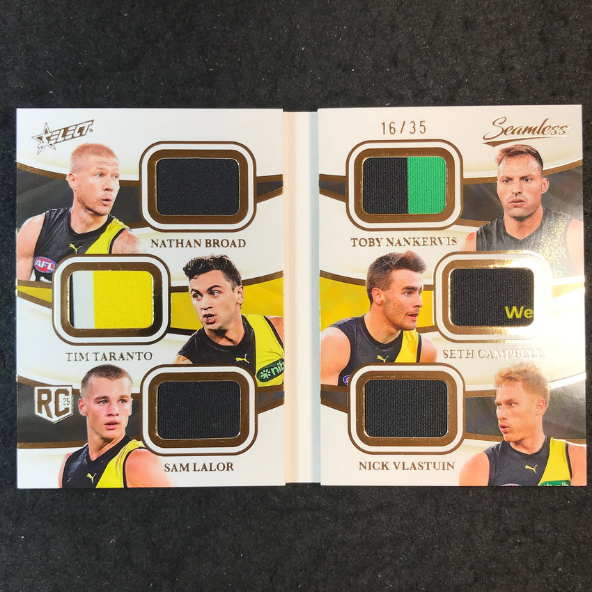 2025 Select AFL Seamless RICHMOND Team Multi-Patch Booklet 16/35