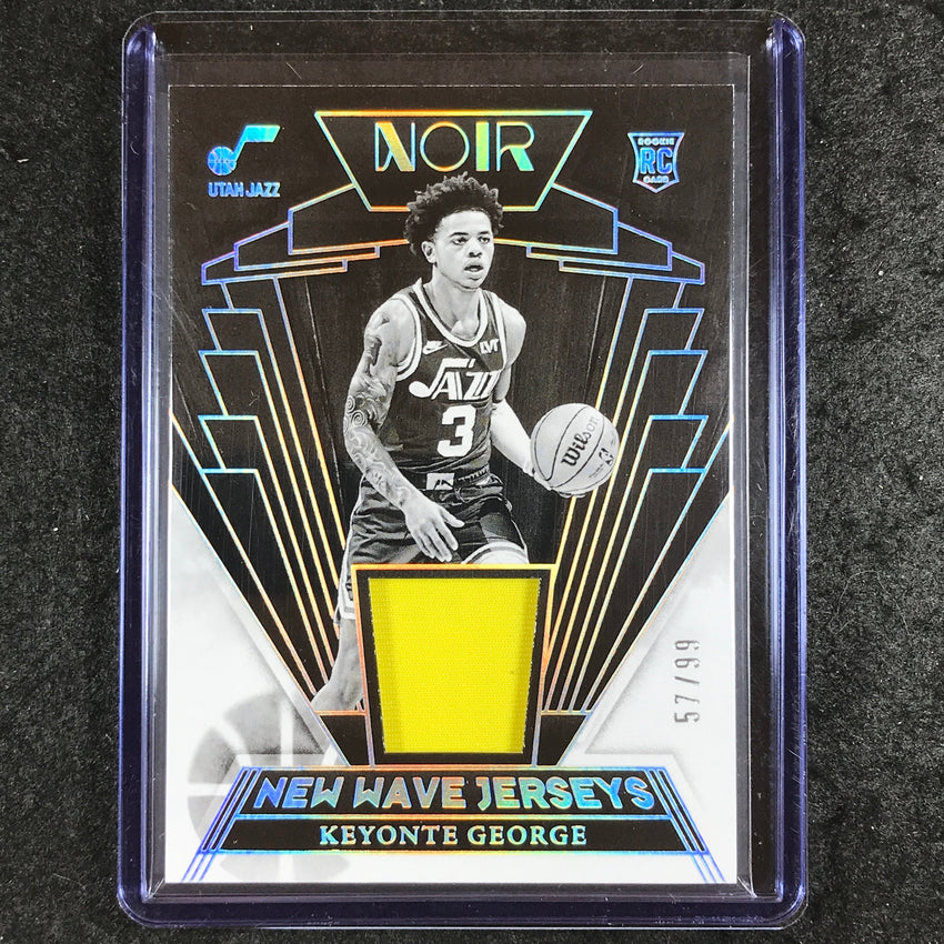 2023-24 Noir NBA KEYONTE GEORGE New Wave Rookie Jersey Relic 57/99
