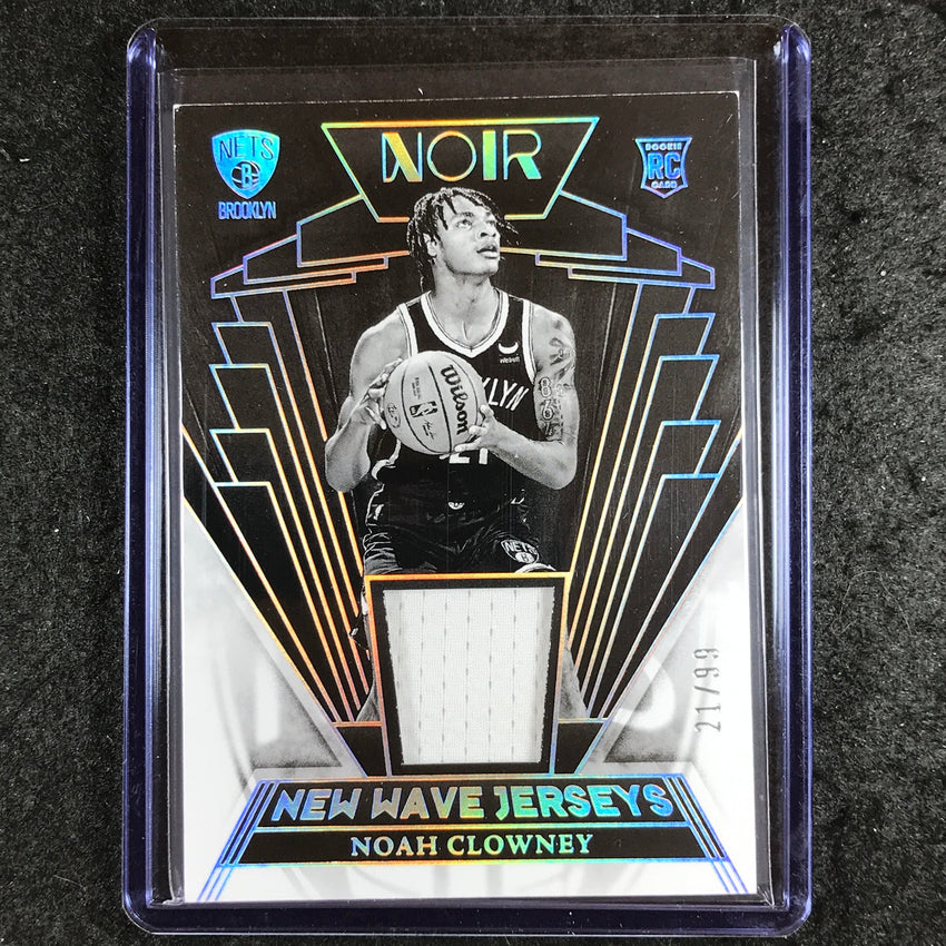 2023-24 Noir NBA NOAH CLOWNEY New Wave Rookie Jersey Relic 21/99