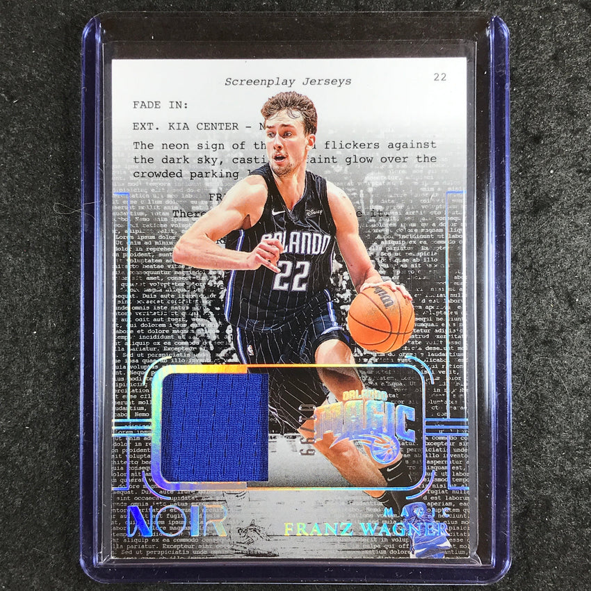 2023-24 Noir NBA FRANZ WAGNER Screenplay Jersey Relic 1/99