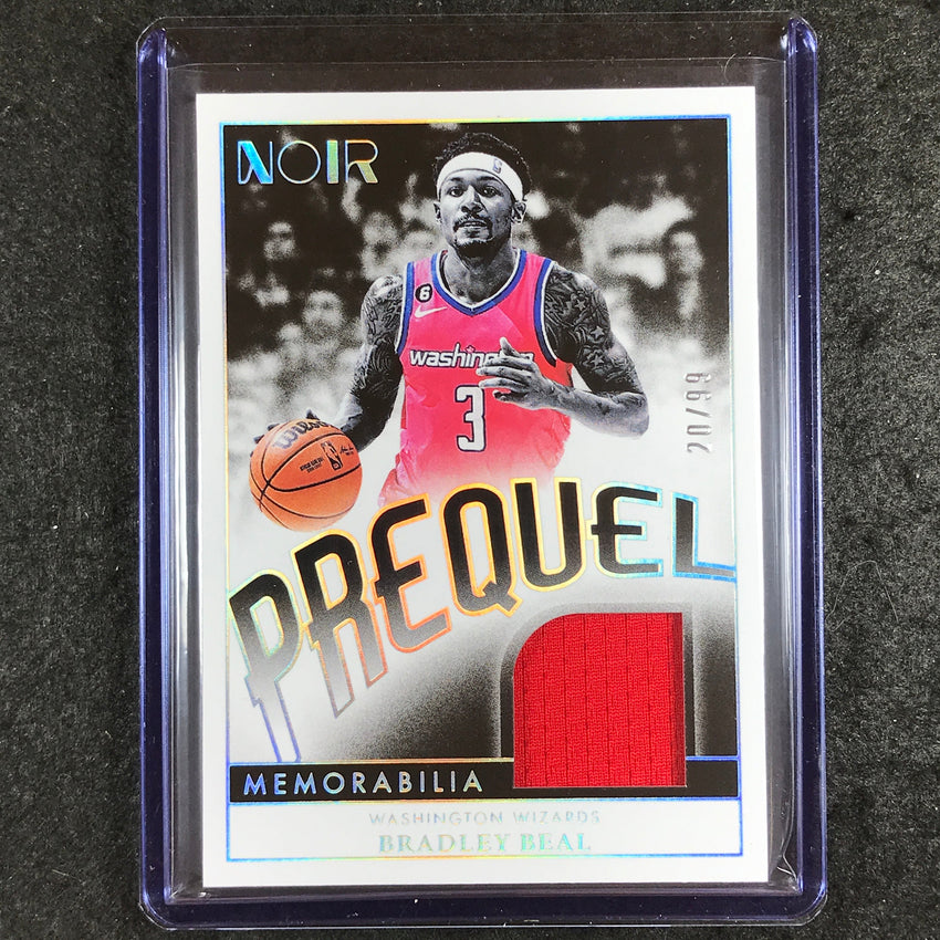2023-24 Noir NBA BRADLEY BEAL Prequel Memorabilia Jersey Relic 20/99
