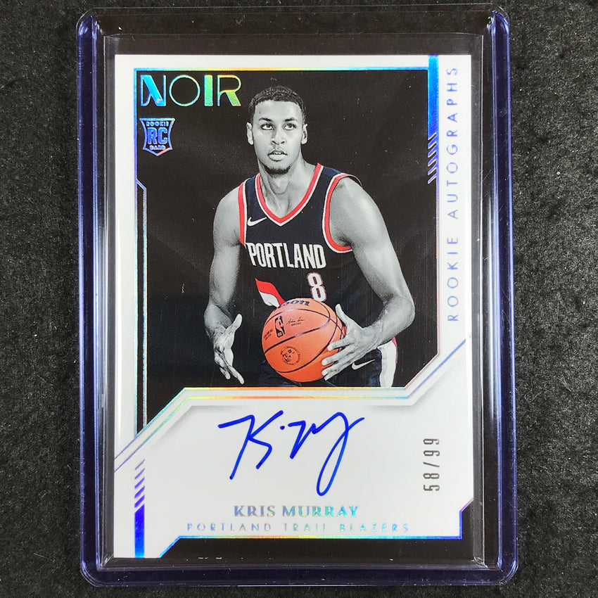 2023-24 Noir NBA KRIS MURRAY Rookie Autographs Holo Silver 58/99
