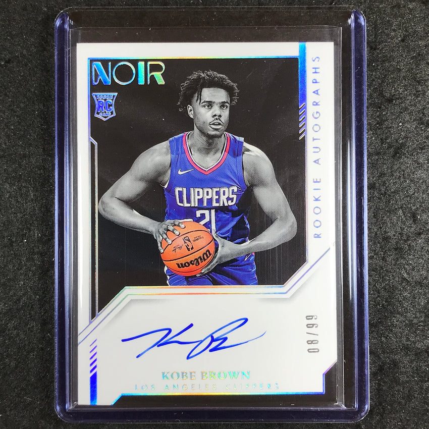 2023-24 Noir NBA KOBE BROWN Rookie Autographs Holo Silver 8/99