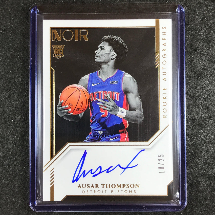 2023-24 Noir NBA AUSAR THOMPSON Rookie Autographs Gold 18/25
