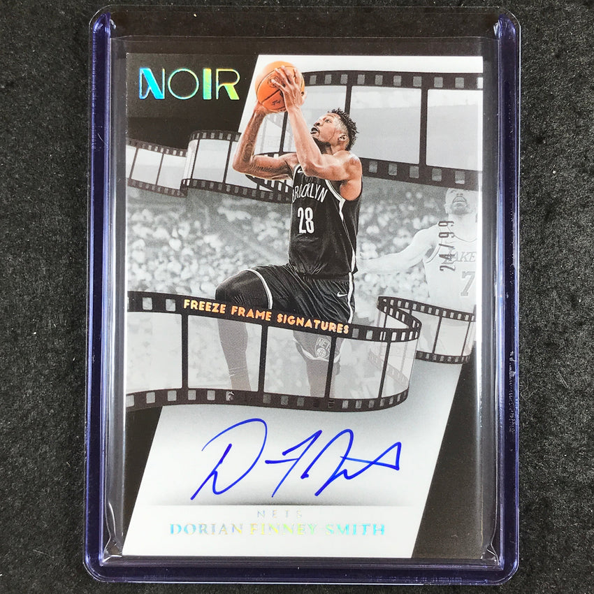 2023-24 Noir NBA DORIAN FINNEY-SMITH Freeze Frame Signatures Auto Silver 24/99
