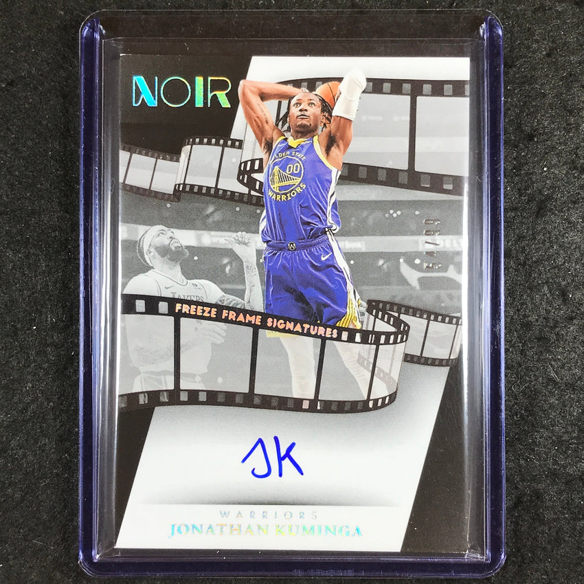 2023-24 Noir NBA JONATHAN KUMINGA Freeze Frame Signatures Auto Holo Silver 54/99
