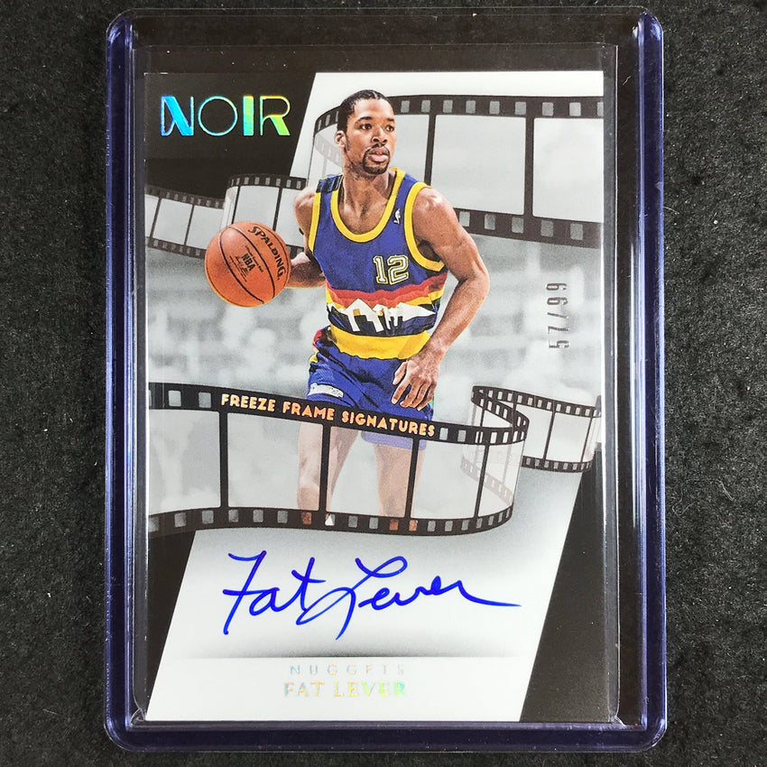 2023-24 Noir NBA FAT LEVER Freeze Frame Signatures Auto Holo Silver 57/99
