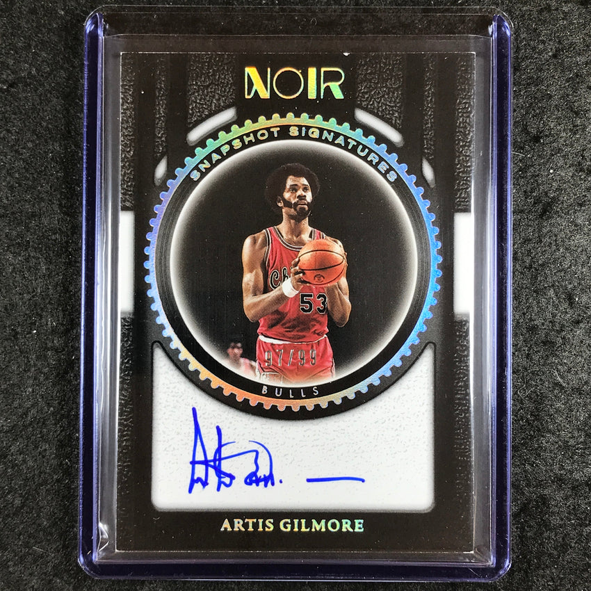 2023-24 Noir NBA ARTIS GILMORE Snapshot Signatures Auto Holo Silver 97/99