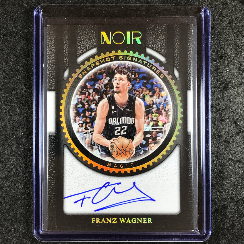 2023-24 Noir NBA FRANZ WAGNER Snapshot Signatures Auto Holo Gold 5/10