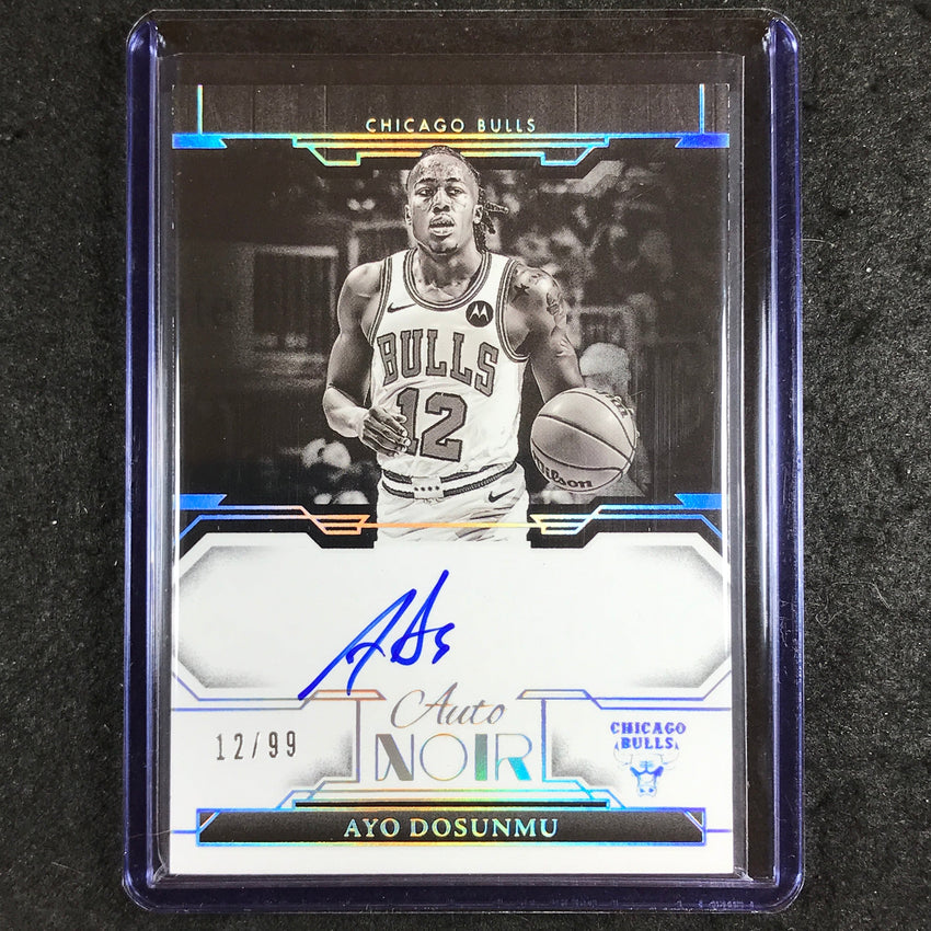 2023-24 Noir NBA AYO DOSUNMU Auto Noir Black and White Holo Silver 12/99