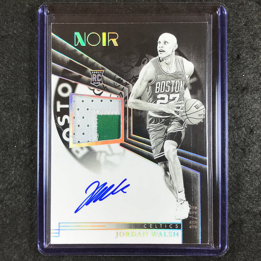 2023-24 Noir NBA JORDAN WALSH Rookie Patch Auto Black and White 96/99 #320