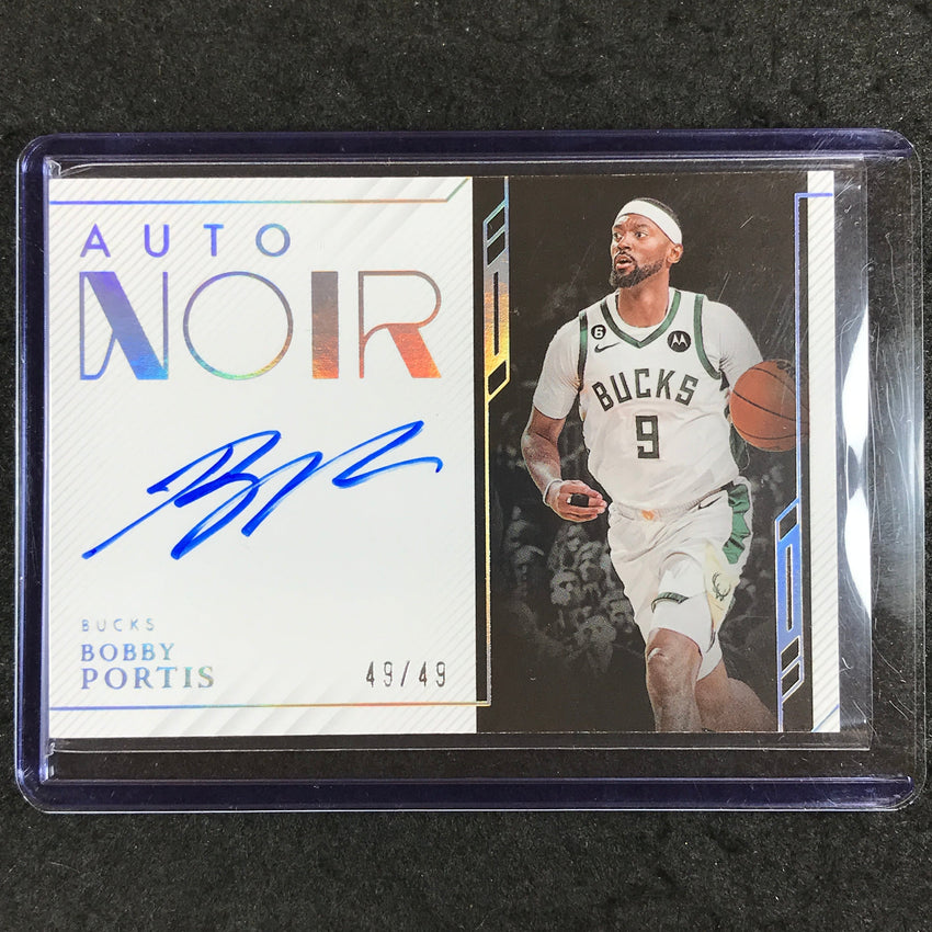 2023-24 Noir NBA BOBBY PORTIS 2022-23 Update Auto Noir Color 49/49