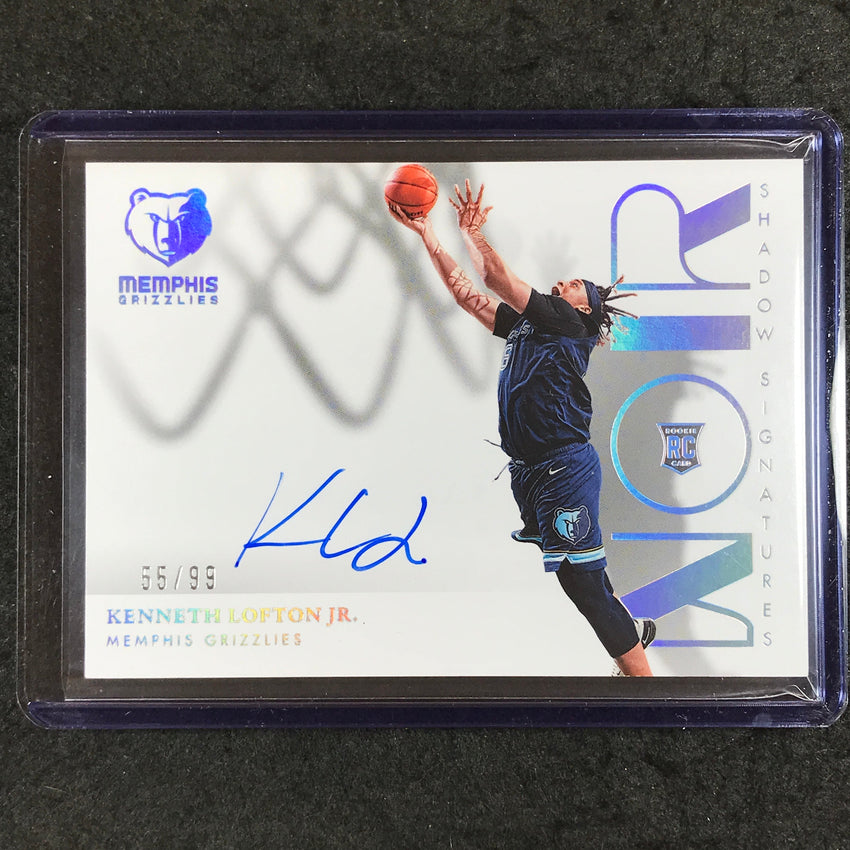 2023-24 Noir NBA KENNETH LOFTON JR. 2022-23 Update Auto Noir Rookie Color 55/99