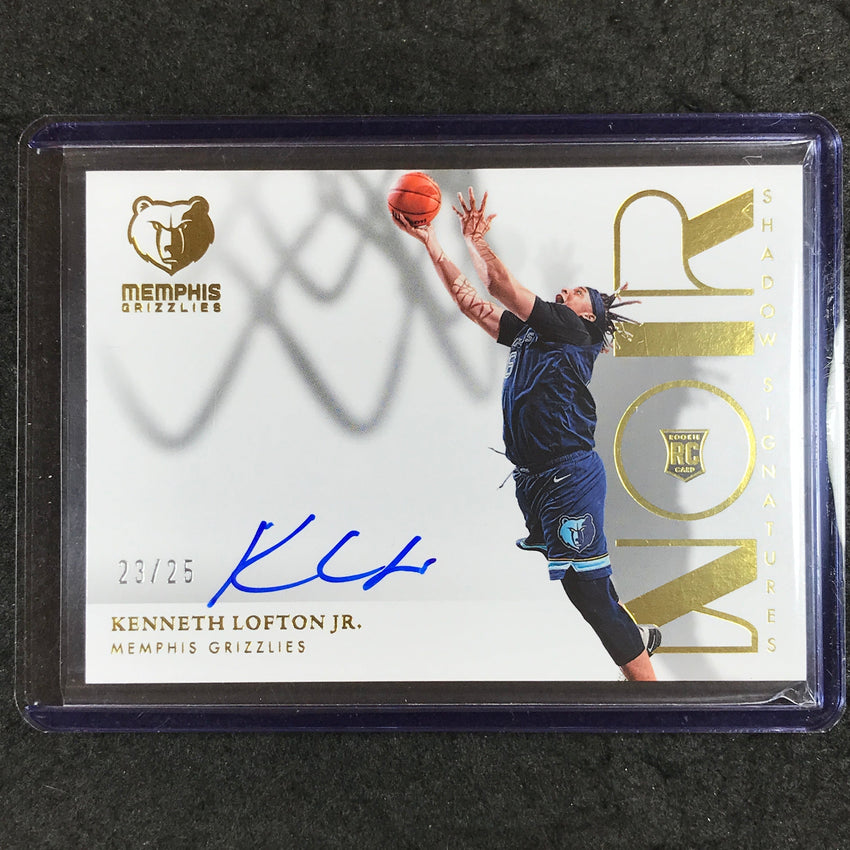 2023-24 Noir NBA KENNETH LOFTON JR. 2022-23 Update Auto Noir Rookie Color 23/25