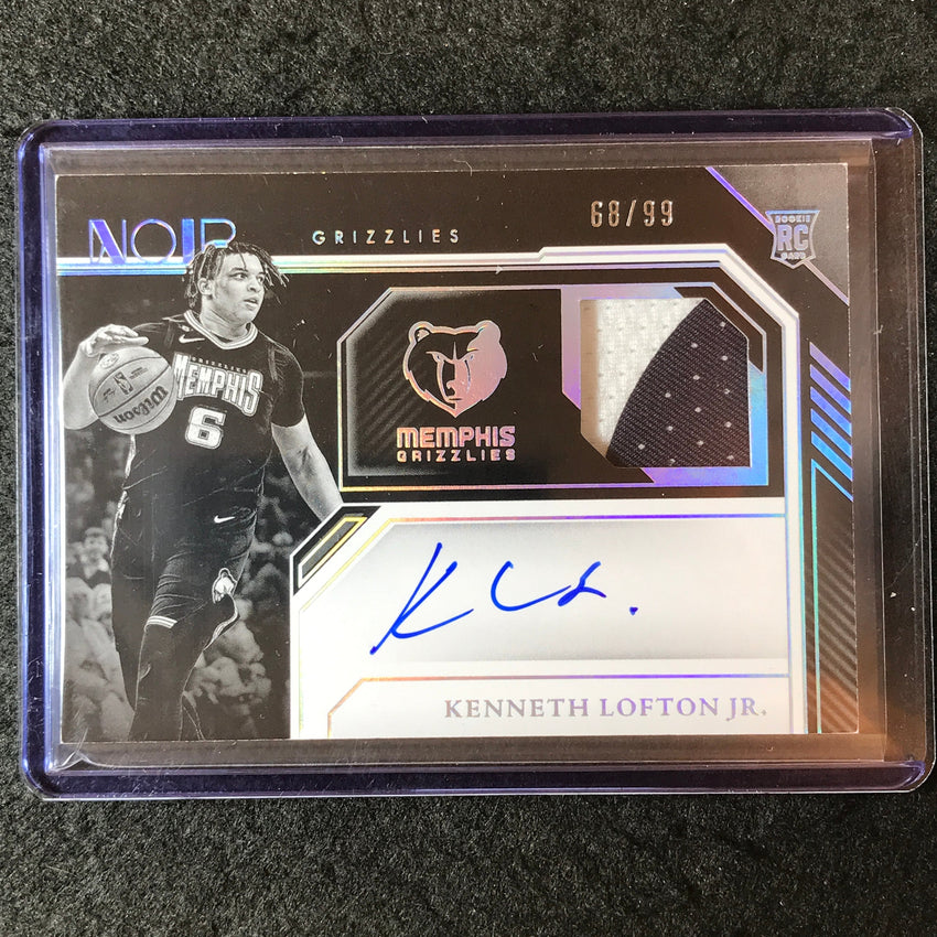 2023-24 Noir NBA KENNETH LOFTON JR. 2022-23 Update Rookie Patch Auto 68/99