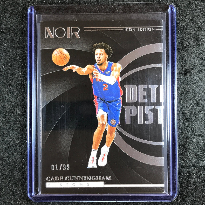 2023-24 Noir NBA CADE CUNNINGHAM Base Icon Edition 1/99