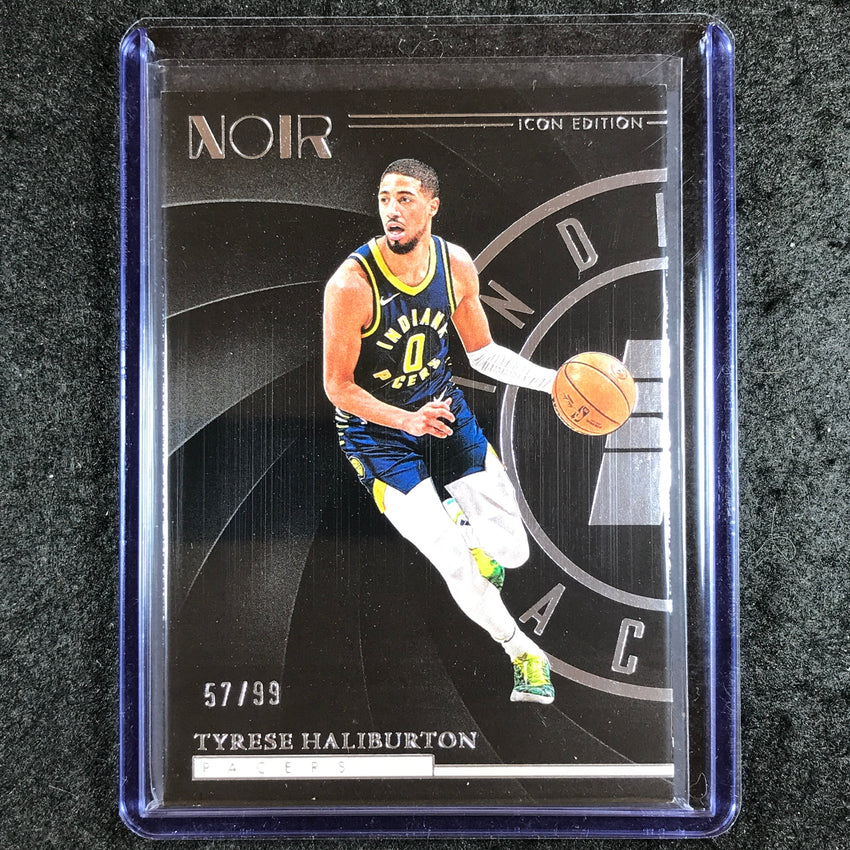 2023-24 Noir NBA TYRESE HALIBURTON Base Icon Edition 57/99