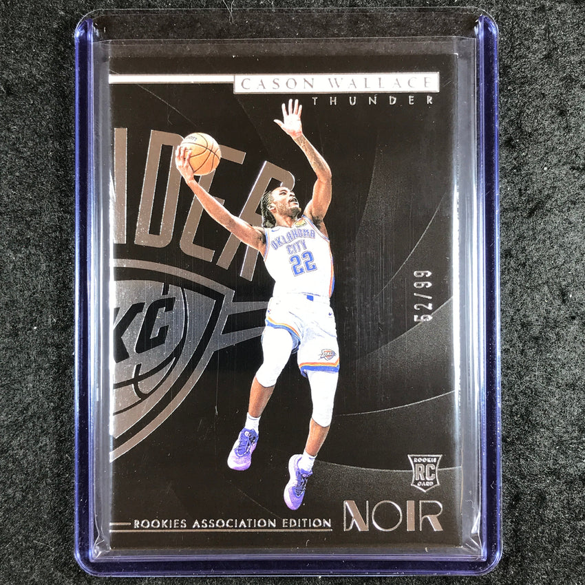 2023-24 Noir NBA CASON WALLACE Base Association Edition Rookie 52/99