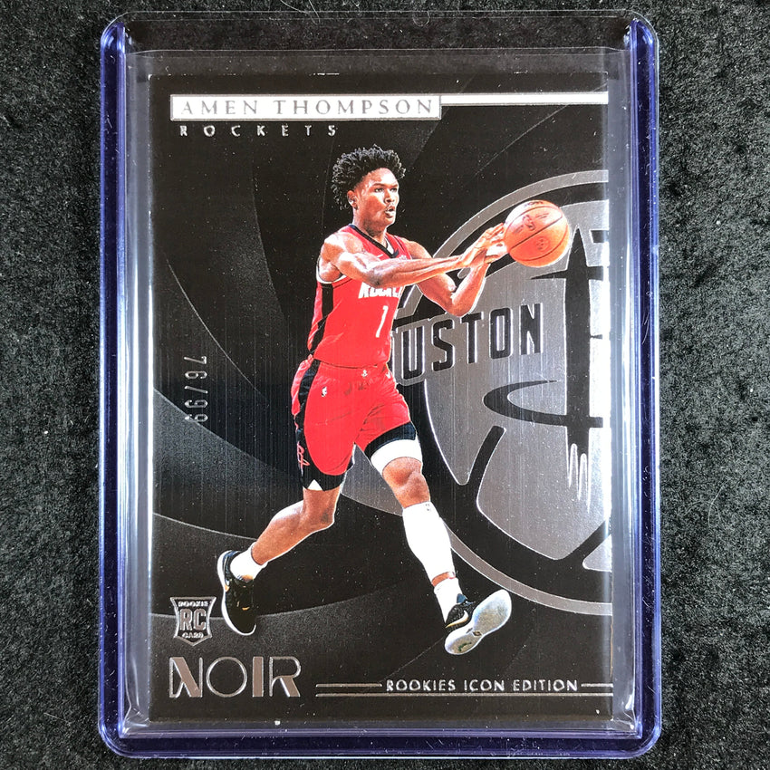 2023-24 Noir NBA AMEN THOMPSON Base Icon Edition Rookie 76/99