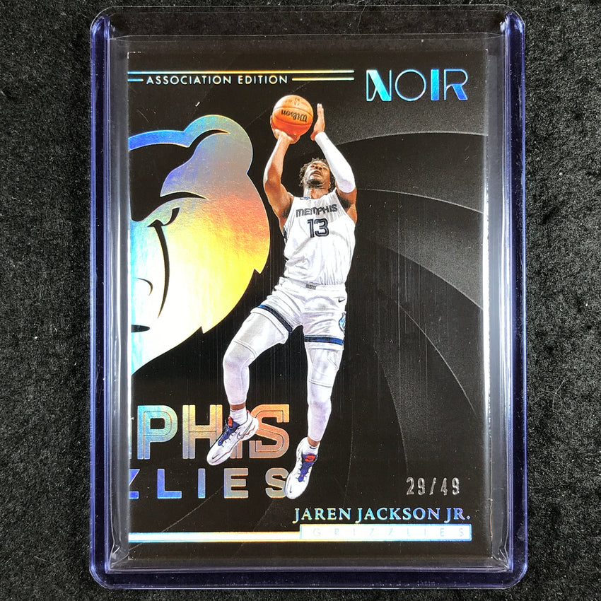 2023-24 Noir NBA JAREN JACKSON JR. Base Association Edition Holo Silver 29/49