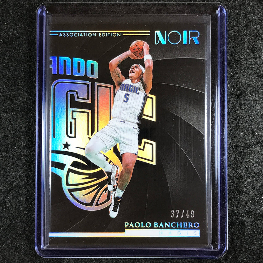2023-24 Noir NBA PAOLO BANCHERO Base Association Edition Holo Silver 37/49