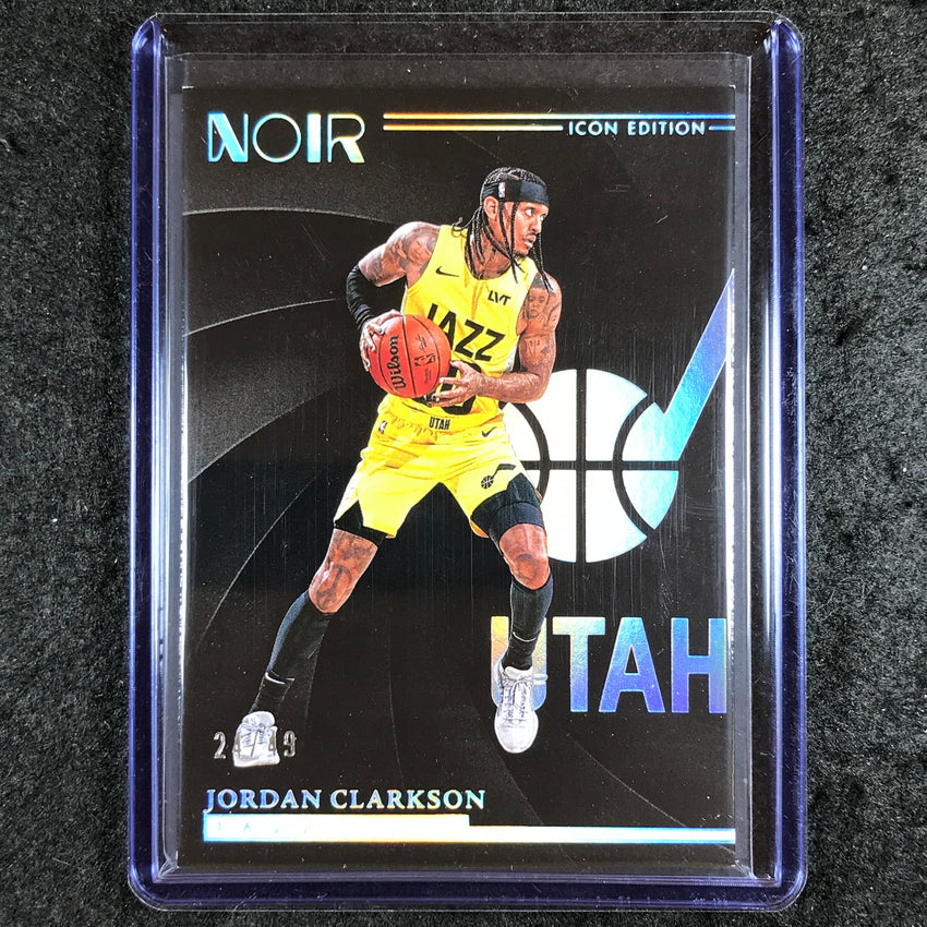 2023-24 Noir NBA JORDAN CLARKSON Base Icon Edition Holo Silver 24/49