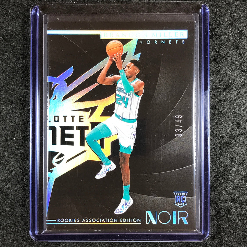 2023-24 Noir NBA BRANDON MILLER Base Association Rookie Holo Silver 33/49