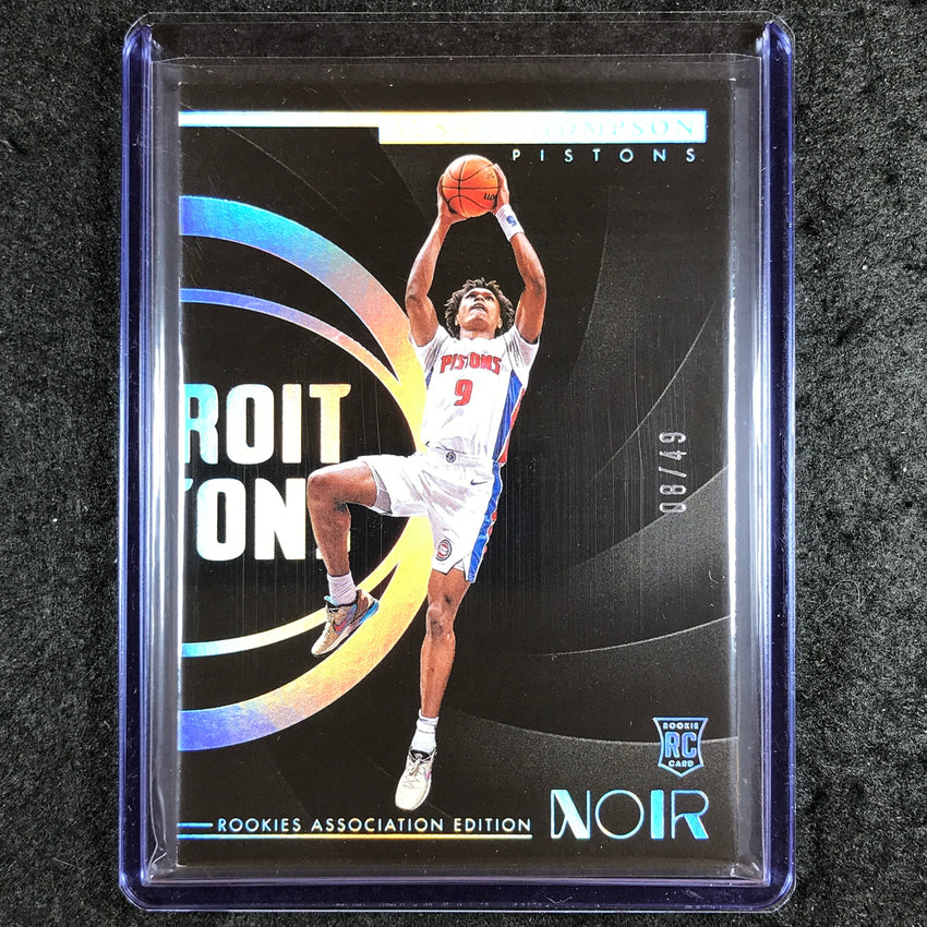 2023-24 Noir NBA AUSAR THOMPSON Base Association Edition Rookie Holo Silver 8/49