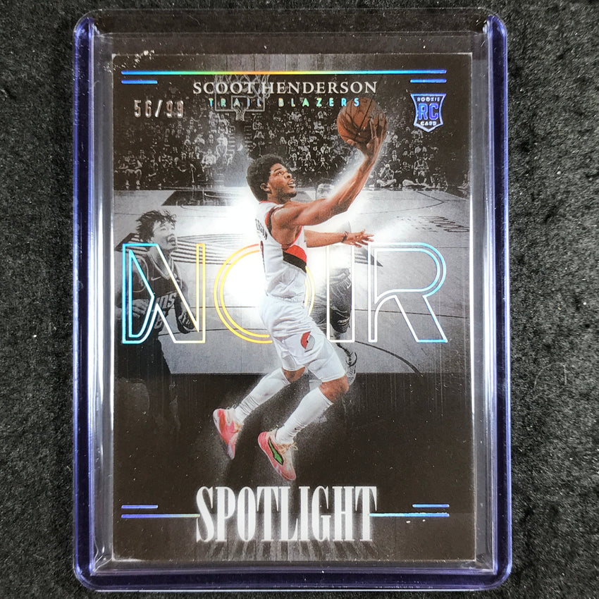 2023-24 Noir NBA SCOOT HENDERSON Spotlight Acetate Rookie 56/99