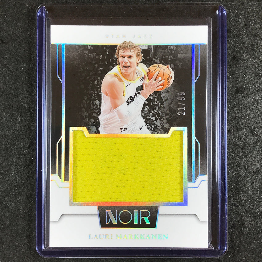 2023-24 Noir NBA LAURI MARKKANEN Jumbo Material Jersey Relic 21/99